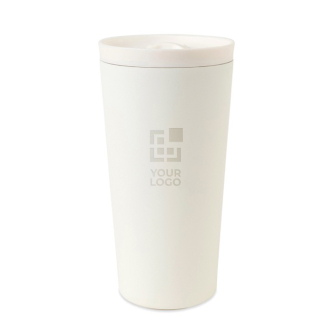 Thermobeker van gerecycled staal met vacuümisolatie 500 ml