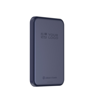 Magnetische QI2.2-powerbank van gerecycled aluminium, ultradun, 5000 mAh