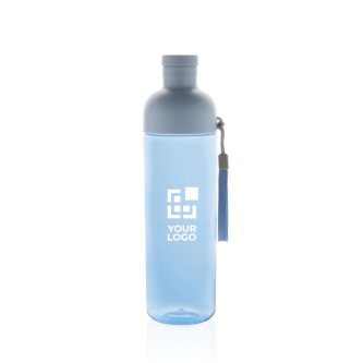 RPET-fles met afneembaar deksel en handvat 600ml