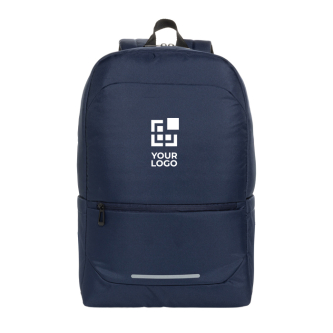 Rugzak van gerecycled polyester met business‑design en vakken 15,6"