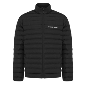 Gewatteerd herenjack gerecycled polyester, casual fit – IQONIQ Maiko