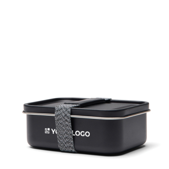 Lunchbox van gerecycled roestvrij staal met elastische band 750ml