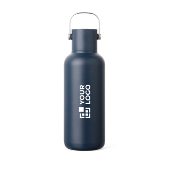 Dubbelwandige thermosfles met rietje en lekvrije dop 600ml