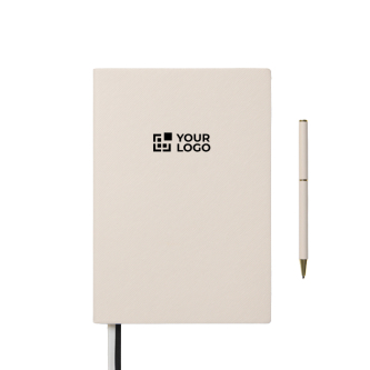 Notitieboek en pen set met geschenkdoos A5 gelinieerde pagina’s