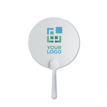 Paypay waaiers voor reclame kleur wit