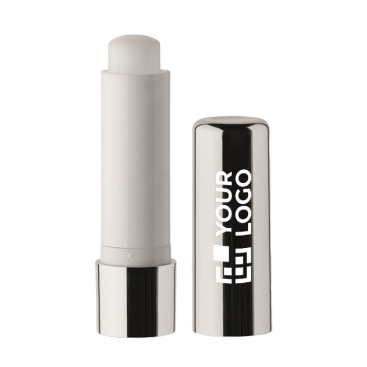 Lippenbalsem in metallook stick met logo