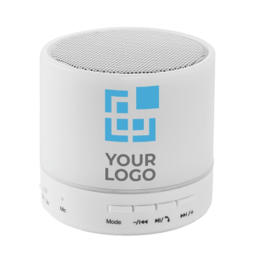Ronde draadloze speaker met sfeerverlichting en LED indicatie Disco