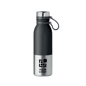 Tweekleurige thermosfles personaliseren 600ml DoubleTwist