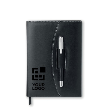 Exclusief notitieboekje met pen kleur zwart