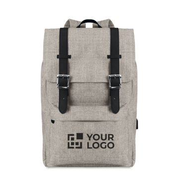 Laptop rugzak met origineel design weergave met jouw bedrukking