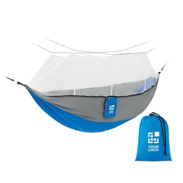Hangmat met klamboe en logo