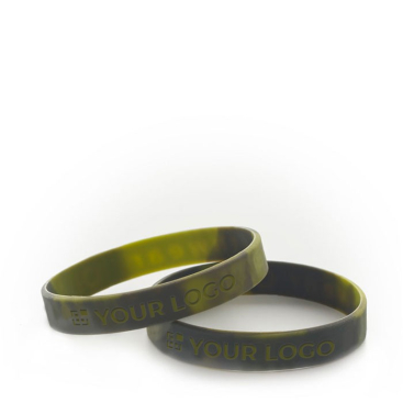 Promotionele polsbandjes met logo weergave met jouw bedrukking