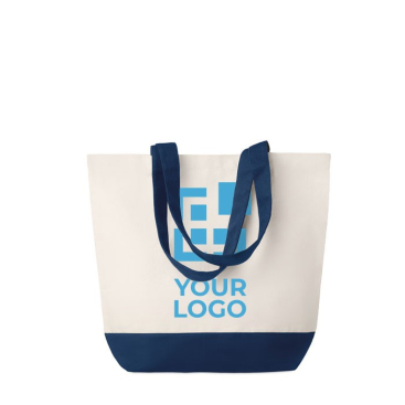 Canvas tas met bijpassende kleur basis en handvatten 170 g/m2 Promenade
