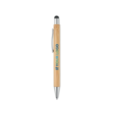 Bamboe eco pennen met chroomafwerking bedrukken Zurich Bamboo