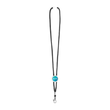 Keycord met logo voor reclame (0,5cm) weergave met jouw bedrukking