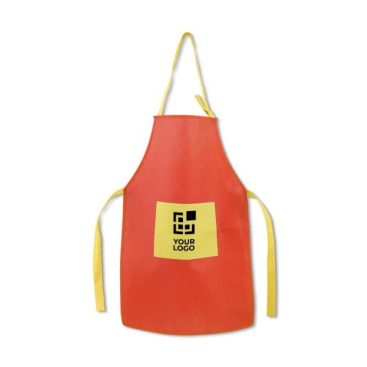 Non-woven keukenschort met logo voor kinderen