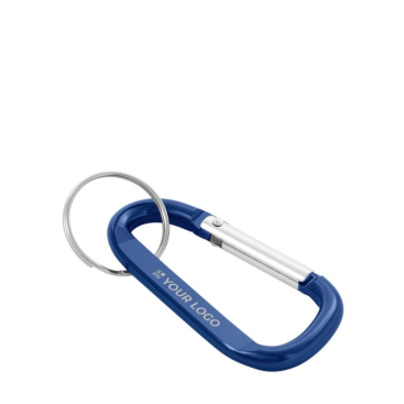 Sleutelhanger met logo en musketonhaak