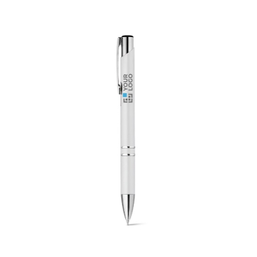 Plastic pen met naam voor reclame