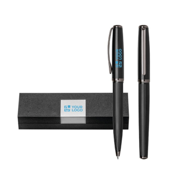 Set met rollerpen en balpen in stijlvol doosje