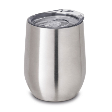 Metalen thermosbeker met logo relatiegeschenk
