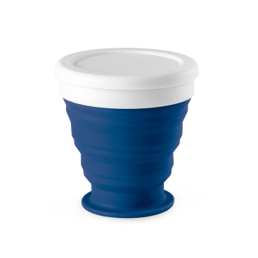 Opvouwbare reisbeker met deksel, 250ml