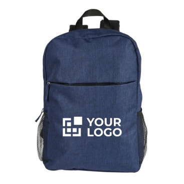 Design rugzakken voor laptops weergave met jouw bedrukking