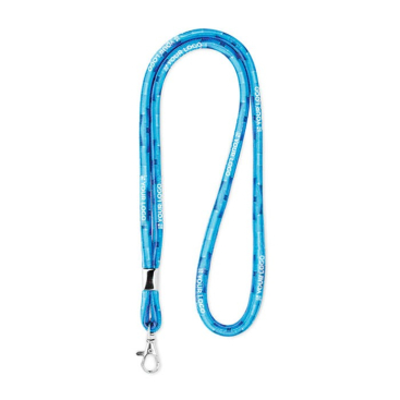 Cilindervormige keycords, levering 4-6 dagen weergave met jouw bedrukking