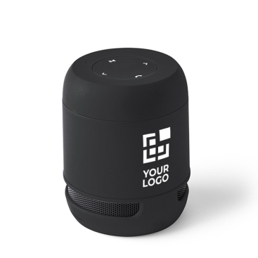 Compacte bluetooth speaker weergave met jouw bedrukking