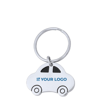 Promotie sleutelhanger in de vorm van een auto
