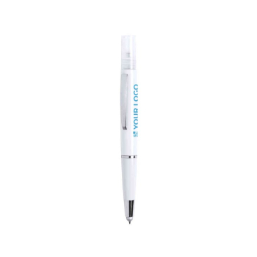 Pen met spuitsysteem en aanraakwijzer kleur wit