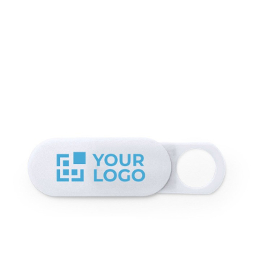 Gepersonaliseerde webcam cover, antibacterieel kleur wit