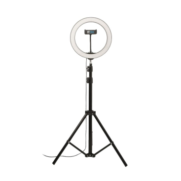 LED ringlamp met statief en telefoonhouder