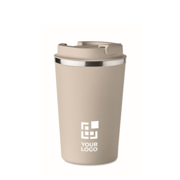 Elegante lekvrije roestvrijstalen bedrukte thermosbekers van 350ml