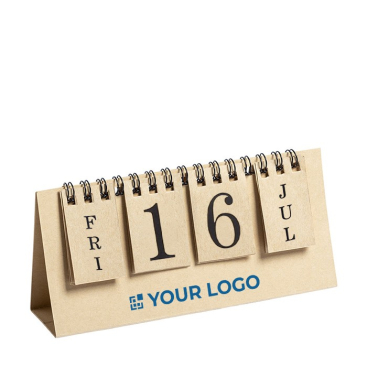 Eco kalender met bedrijfslogo