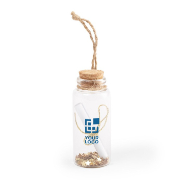 Wensbootje met logo als kerst relatiegeschenk weergave met jouw bedrukking