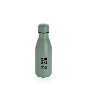 Vacuüm geïsoleerde RVS waterfles met logo weergave met jouw bedrukking