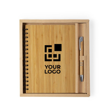 Geschenkdoosje met notitieboekje en balpen
