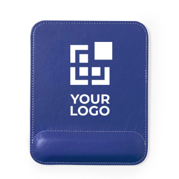 Kunstleren mousepad bedrukken kleur blauw
