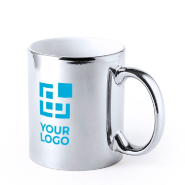 Metallic mokken bedrukken met logo weergave met jouw bedrukking