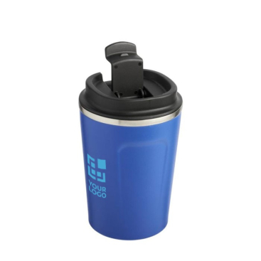 Gepersonaliseerde thermosbeker van rvs kleur wit