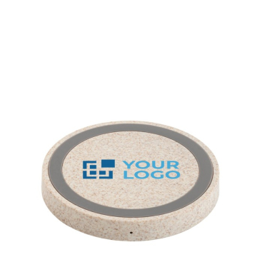 Ronde draadloze opladers met logo