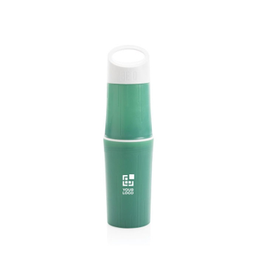 Fles met logo van suikerriet weergave met jouw bedrukking