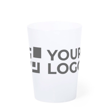 Eco beker met logo (500ml) kleur doorzichtig