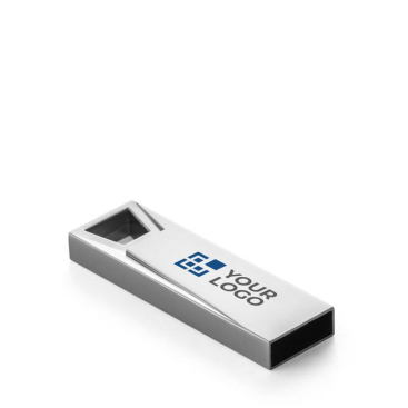 Metalen USB stick met opdruk