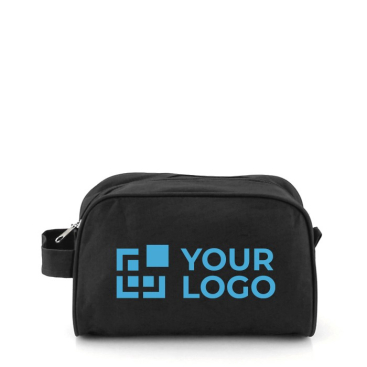 Multifunctionele toilettas met logo blauw