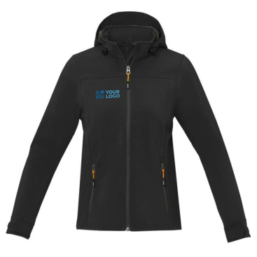 Softshell damesjas bedrukt met logo, 300 g/m2 weergave met jouw bedrukking