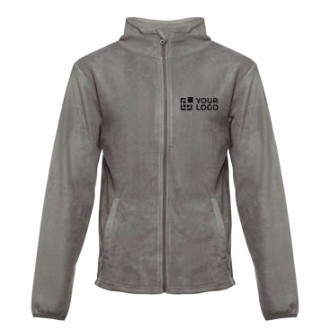Geborduurde polyester fleece jas 260 g/m2 THC Helsinki