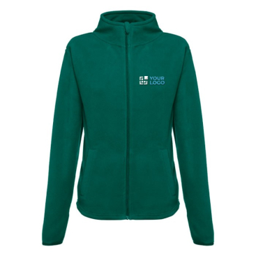 Fleece vest van polyester, 260 g/m2 weergave met jouw bedrukking