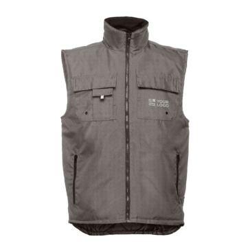 Werkvestjes voor merchandising, 170 g/ m2 in de kleur donkergrijs