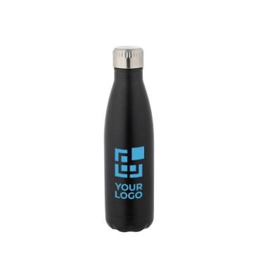 Rvs vacuüm geïsoleerde drinkfles met logo weergave met jouw bedrukking